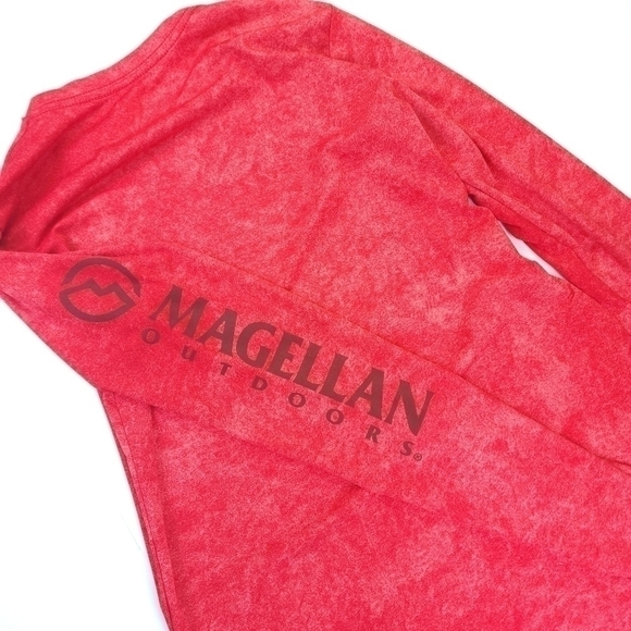 MAGELLAN Red Long Sleeve Compression Tee Sz XL - Picture 2 of 11